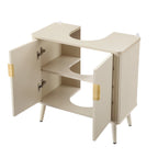 Dusklia - Hattie Under Sink Bathroom Cabinet - Oyster