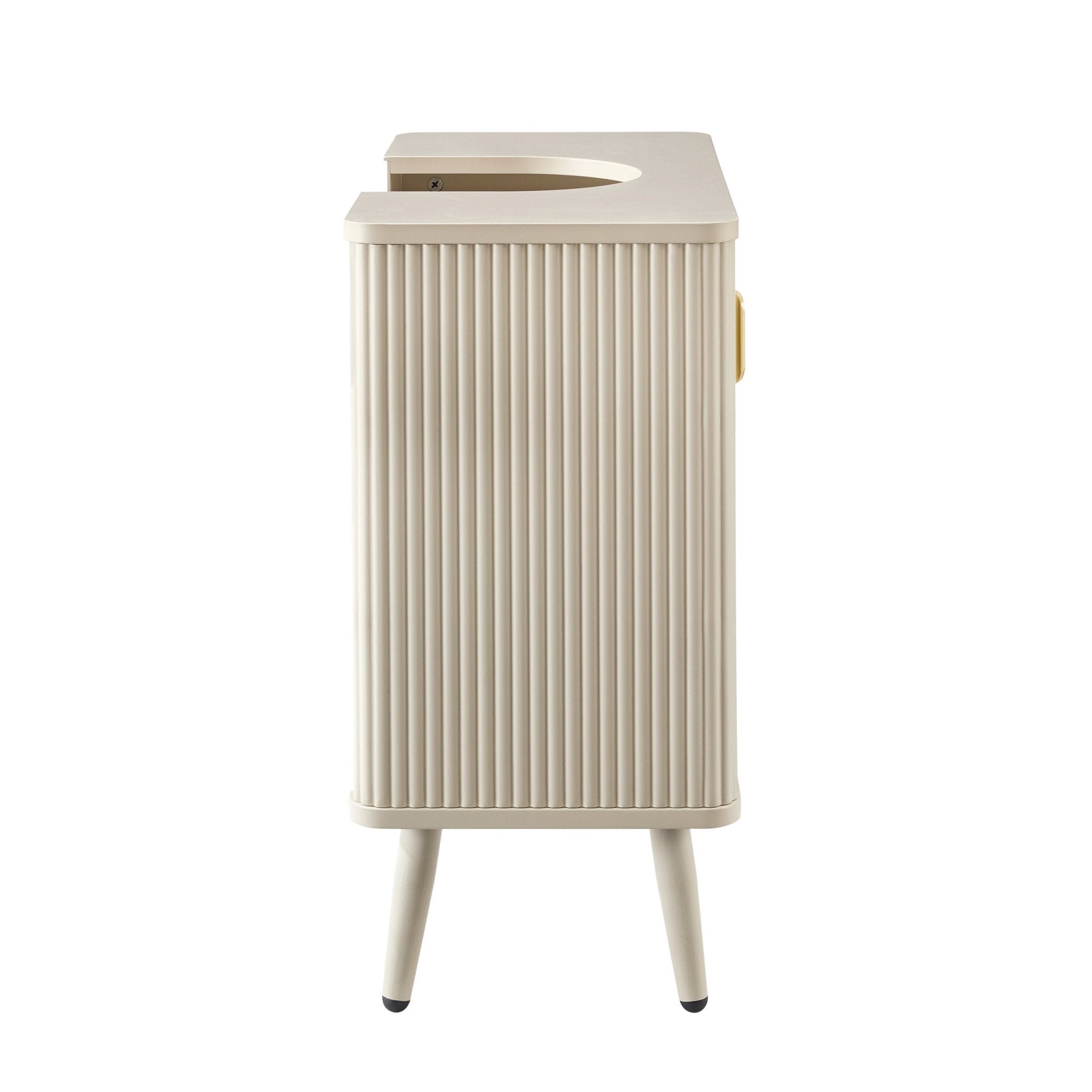 Dusklia - Hattie Under Sink Bathroom Cabinet - Oyster