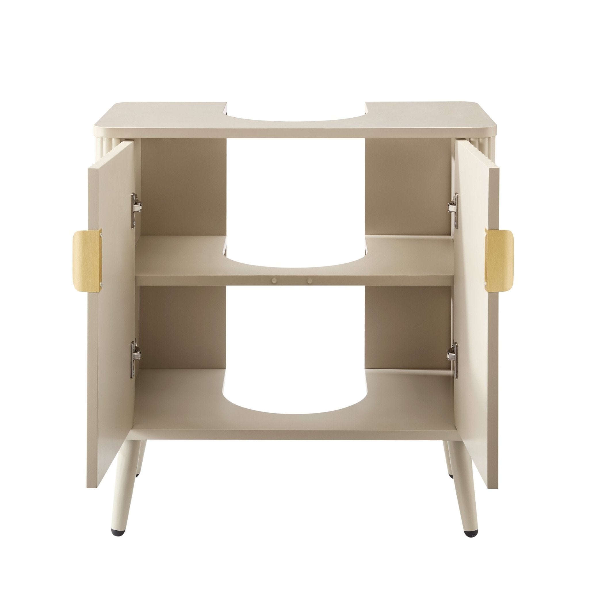 Dusklia - Hattie Under Sink Bathroom Cabinet - Oyster