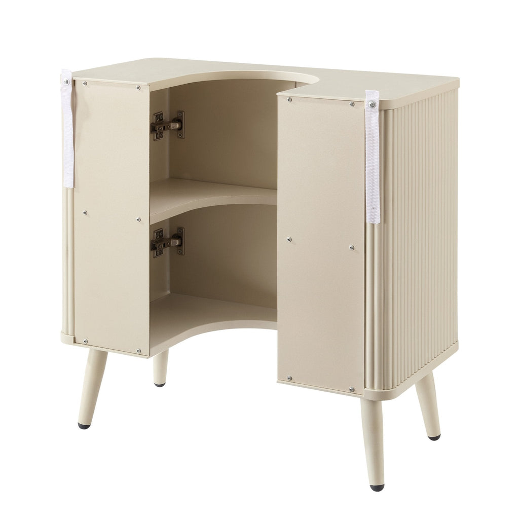 Dusklia - Hattie Under Sink Bathroom Cabinet - Oyster