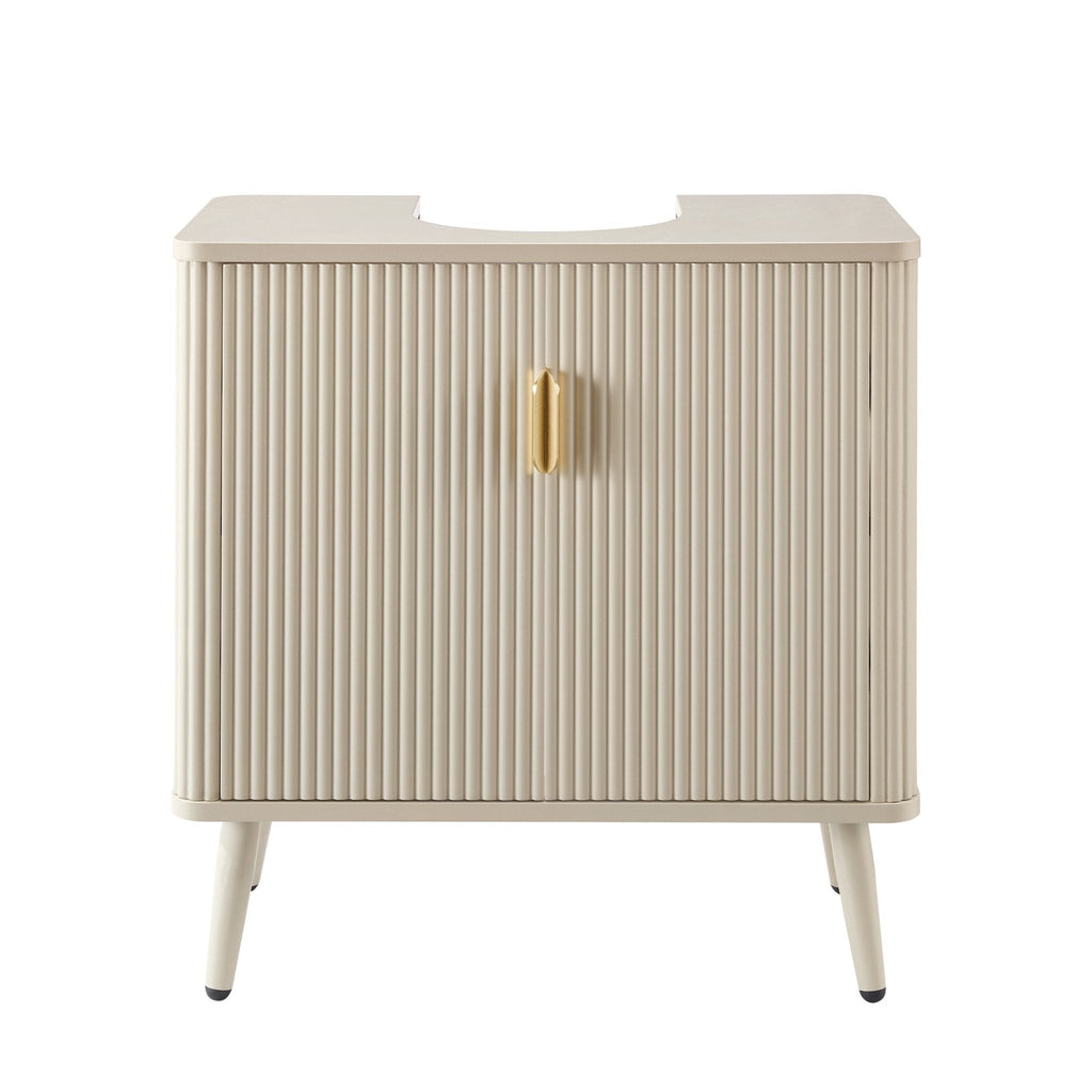 Dusklia - Hattie Under Sink Bathroom Cabinet - Oyster