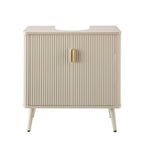 Dusklia - Hattie Under Sink Bathroom Cabinet - Oyster