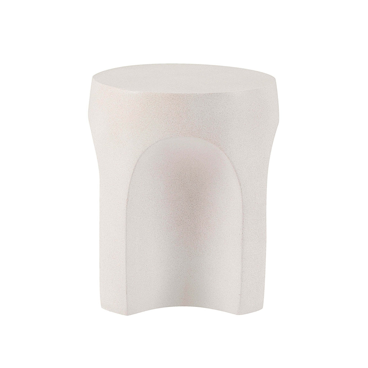 Dusklia - Haven Side Table - Stone Effect