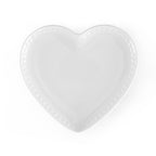 Dusklia - Heart Shaped Set of 4 Side Plates - White