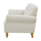 Dusklia - Hebden 2 Seater Sofa - Cream Linen