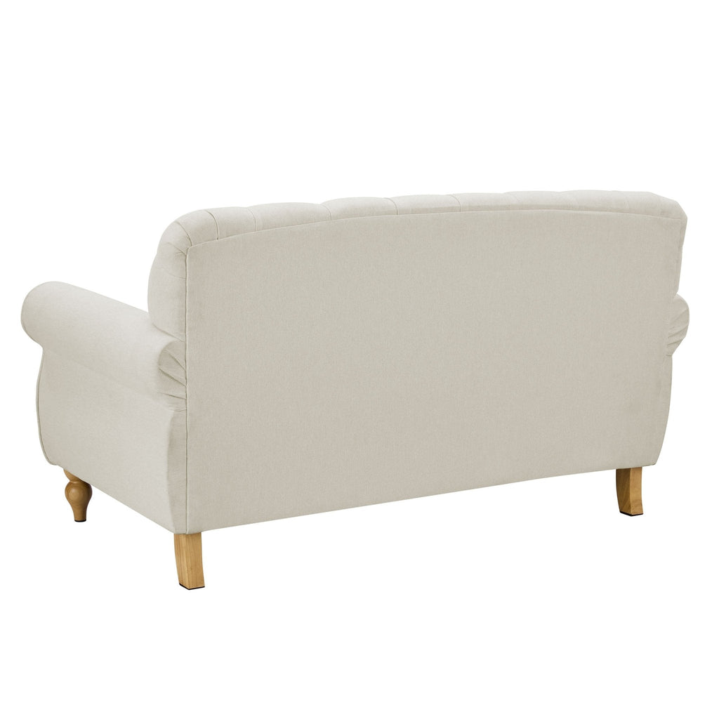 Dusklia - Hebden 2 Seater Sofa - Cream Linen