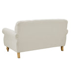 Dusklia - Hebden 2 Seater Sofa - Cream Linen