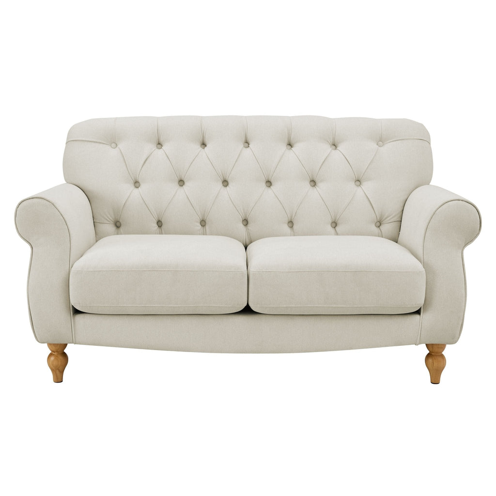 Dusklia - Hebden 2 Seater Sofa - Cream Linen