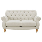Dusklia - Hebden 2 Seater Sofa - Cream Linen