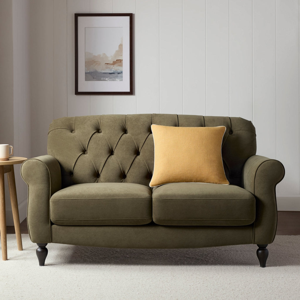 Dusklia - Hebden 2 Seater Sofa - Olive Green