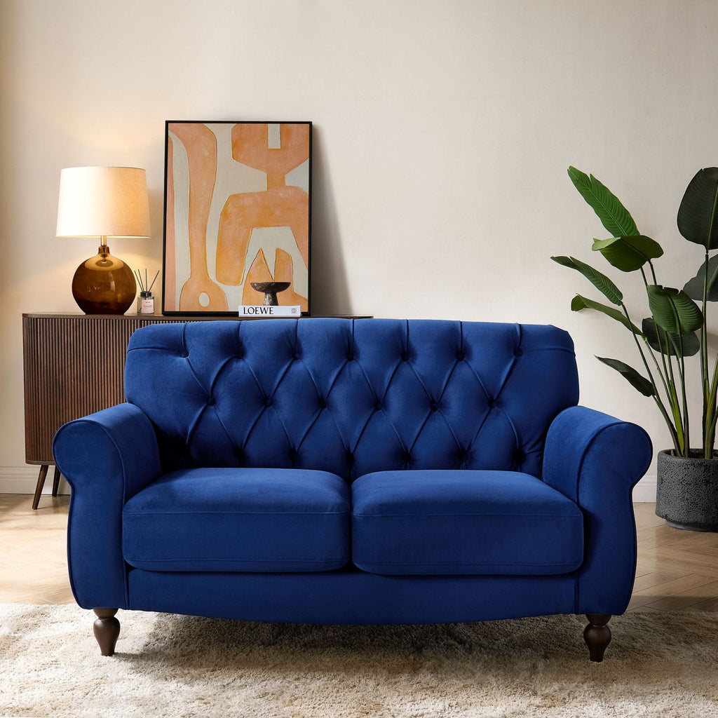 Dusklia - Hebden 2 Seater Sofa - Royal Blue