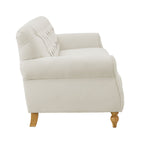 Dusklia - Hebden 3 Seater Sofa - Cream Linen