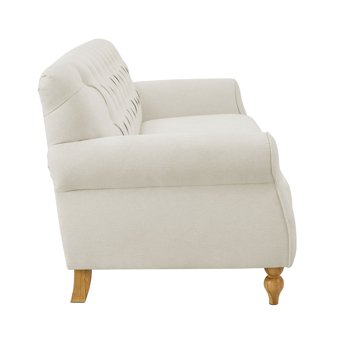 Dusklia - Hebden 3 Seater Sofa - Cream Linen