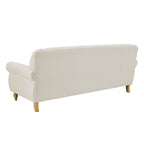 Dusklia - Hebden 3 Seater Sofa - Cream Linen