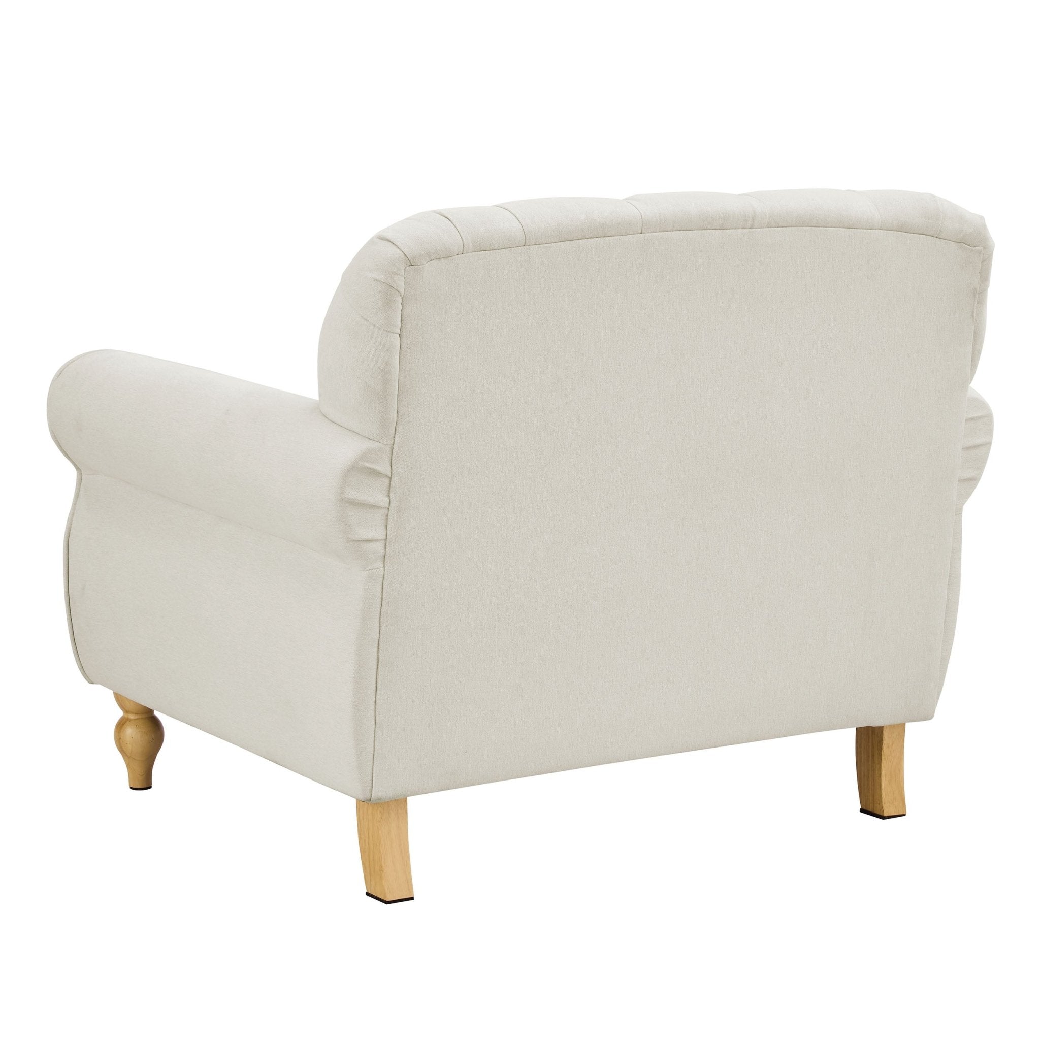 Dusklia - Hebden Armchair - Cream Linen