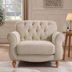 Dusklia - Hebden Armchair - Cream Linen