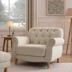 Dusklia - Hebden Armchair - Cream Linen