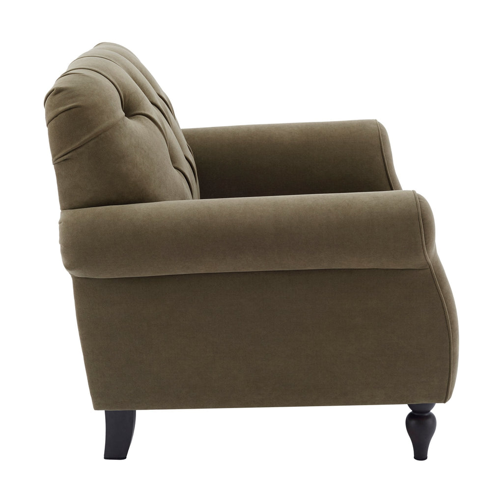 Dusklia - Hebden Armchair - Olive Green