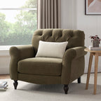 Dusklia - Hebden Armchair - Olive Green