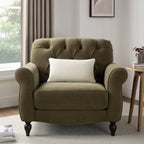 Dusklia - Hebden Armchair - Olive Green