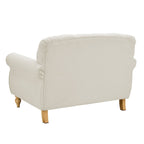 Dusklia - Hebden Loveseat - Cream Linen