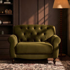 Dusklia - Hebden Loveseat - Muted Moss
