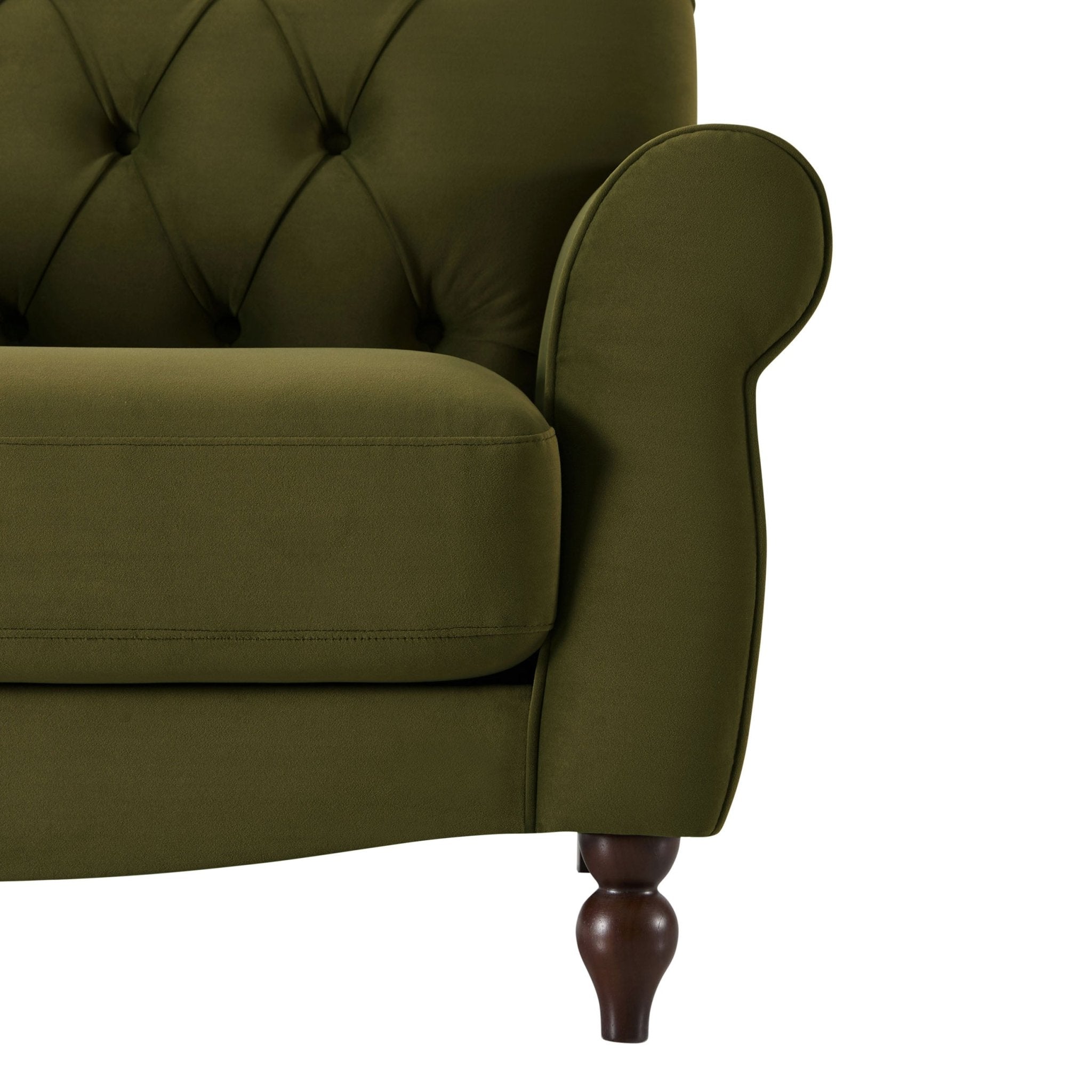 Dusklia - Hebden Loveseat - Muted Moss