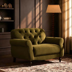 Dusklia - Hebden Loveseat - Muted Moss