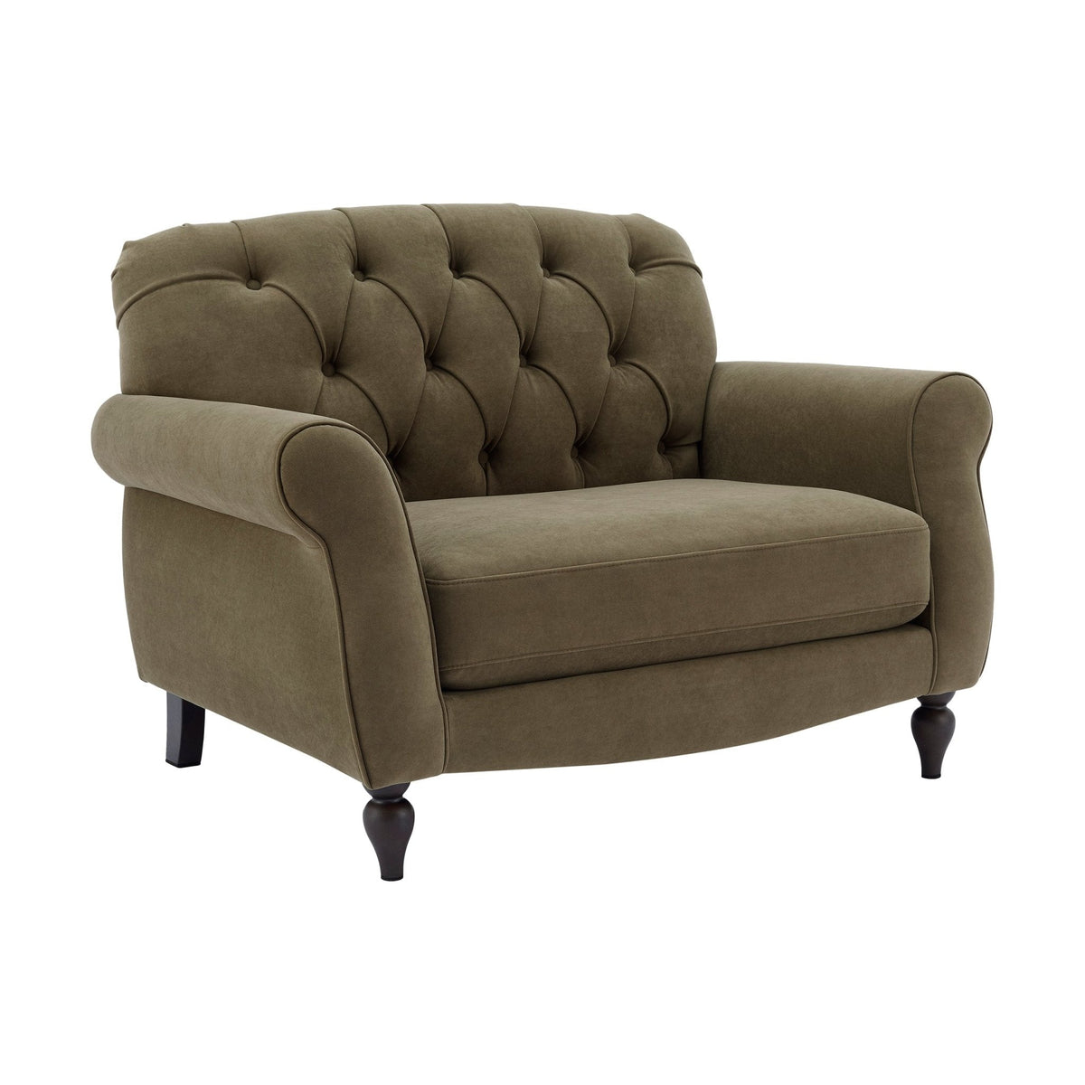 Dusklia - Hebden Loveseat - Olive Green