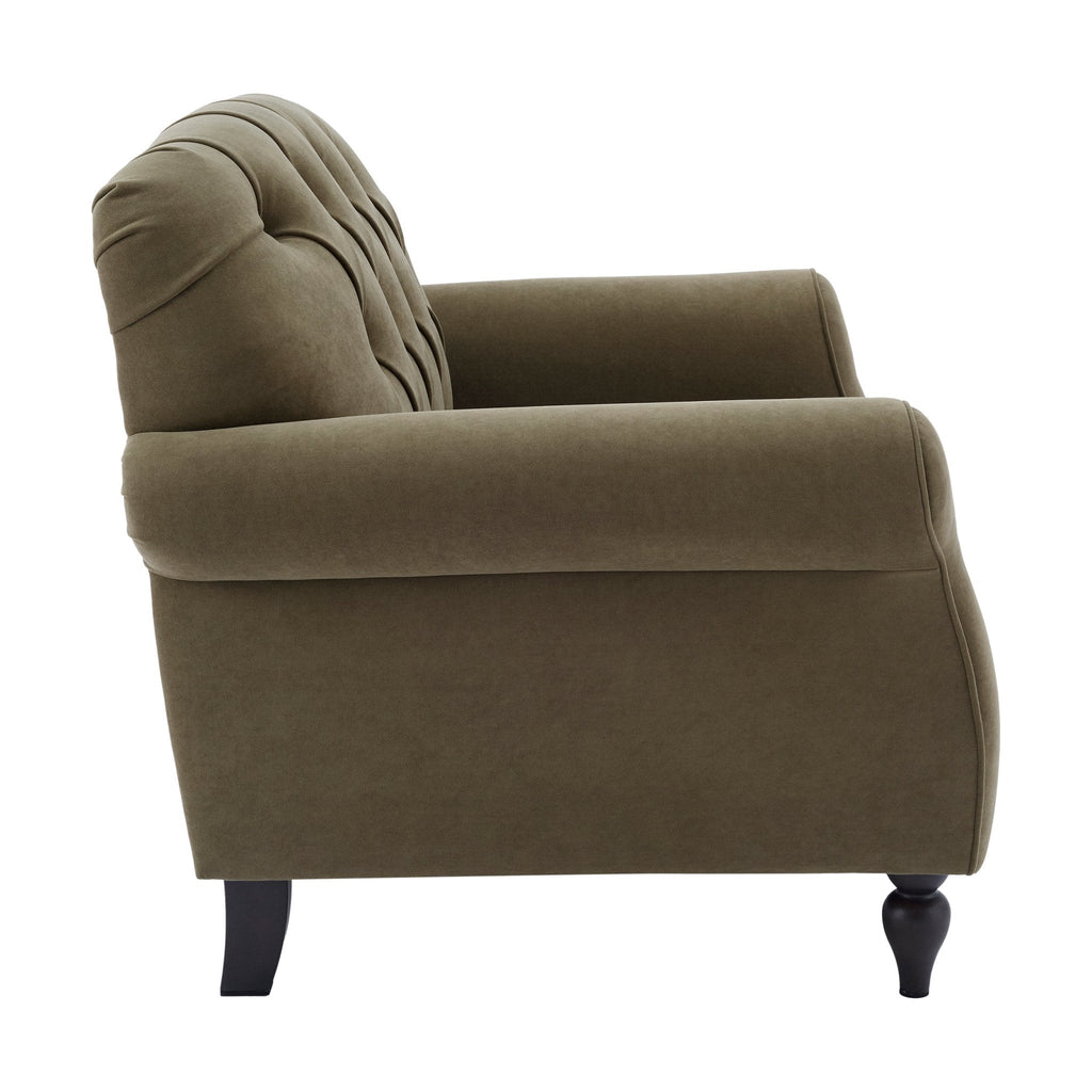Dusklia - Hebden Loveseat - Olive Green