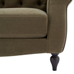 Dusklia - Hebden Loveseat - Olive Green