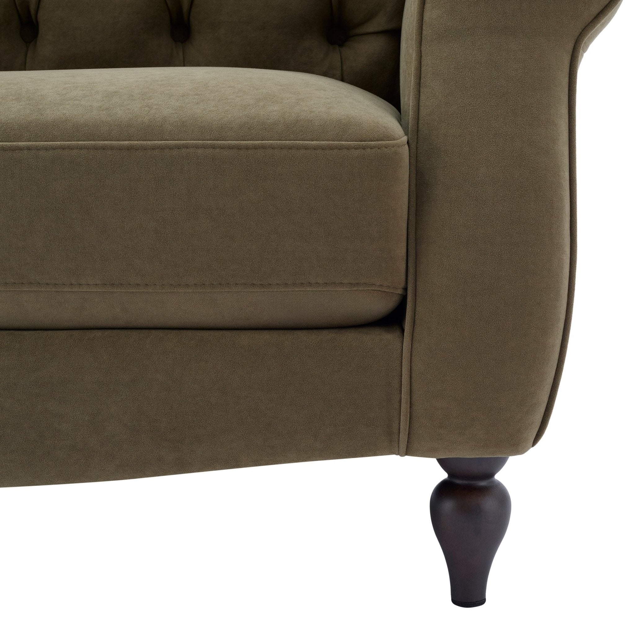 Dusklia - Hebden Loveseat - Olive Green