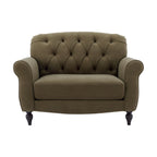 Dusklia - Hebden Loveseat - Olive Green