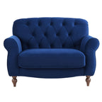 Dusklia - Hebden Loveseat - Royal Blue