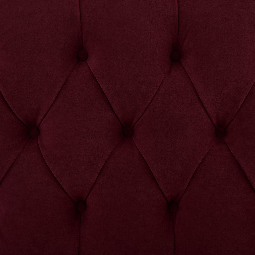 Dusklia - Hebden Ottoman Storage Bed - Berry