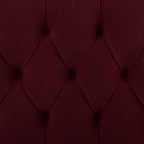Dusklia - Hebden Ottoman Storage Bed - Berry