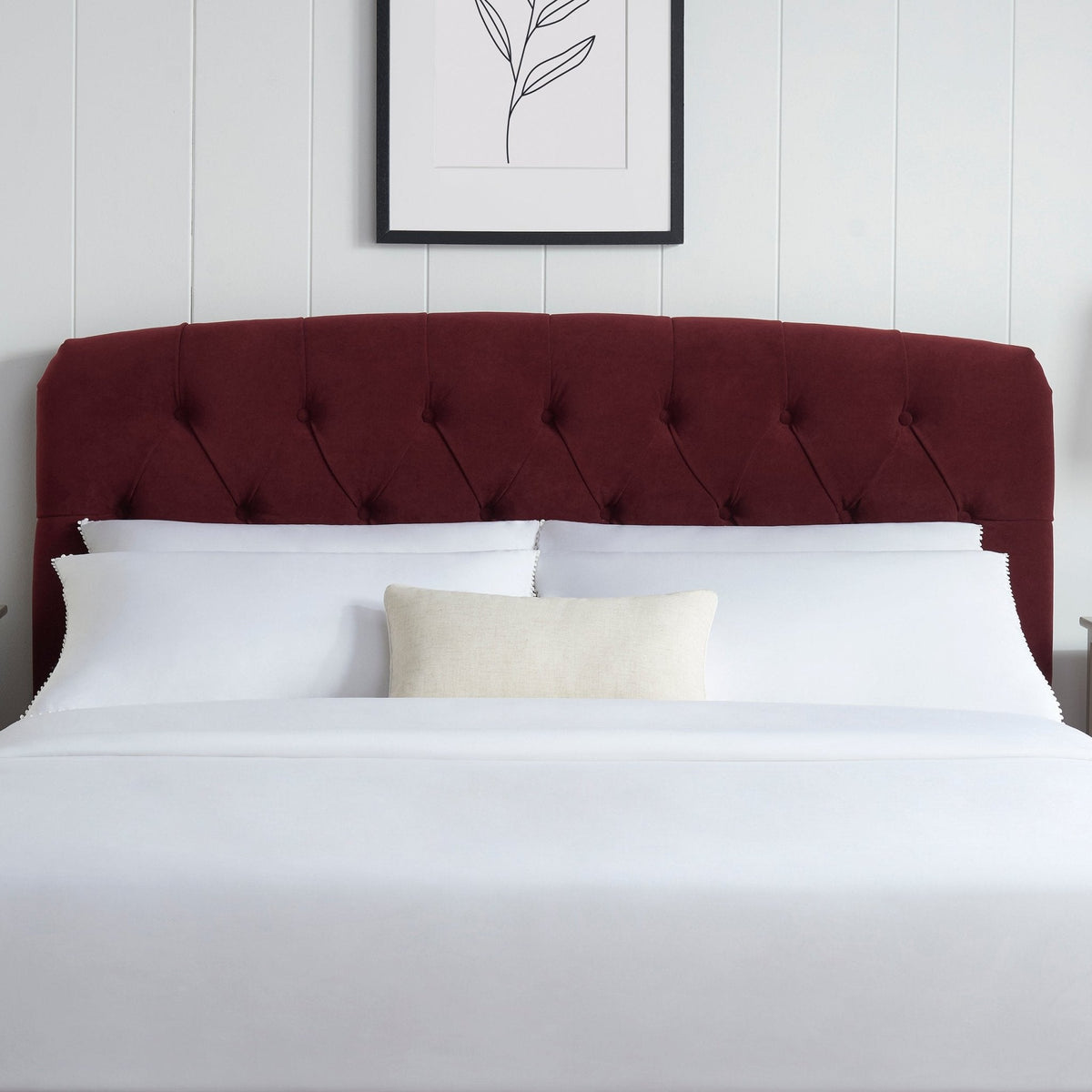 Dusklia - Hebden Ottoman Storage Bed - Berry