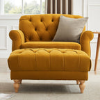 Dusklia - Hebden Pouffe - Mustard