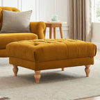 Dusklia - Hebden Pouffe - Mustard