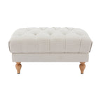 Dusklia - Hebden Pouffe - Natural Stripe