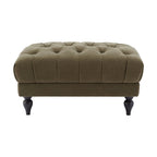 Dusklia - Hebden Pouffe - Olive Green