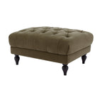 Dusklia - Hebden Pouffe - Olive Green