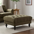 Dusklia - Hebden Pouffe - Olive Green