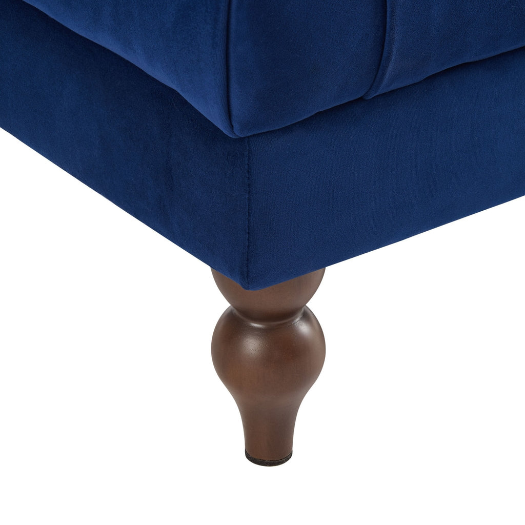 Dusklia - Hebden Pouffe - Royal Blue