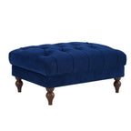 Dusklia - Hebden Pouffe - Royal Blue