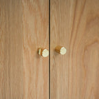 Dusklia - Heidi Oak 2 Door Sideboard - Light Wood