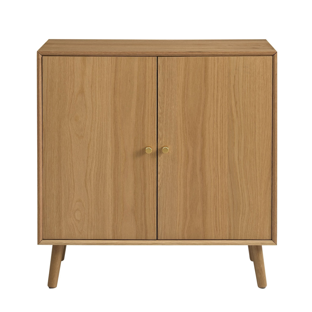 Dusklia - Heidi Oak 2 Door Sideboard - Light Wood