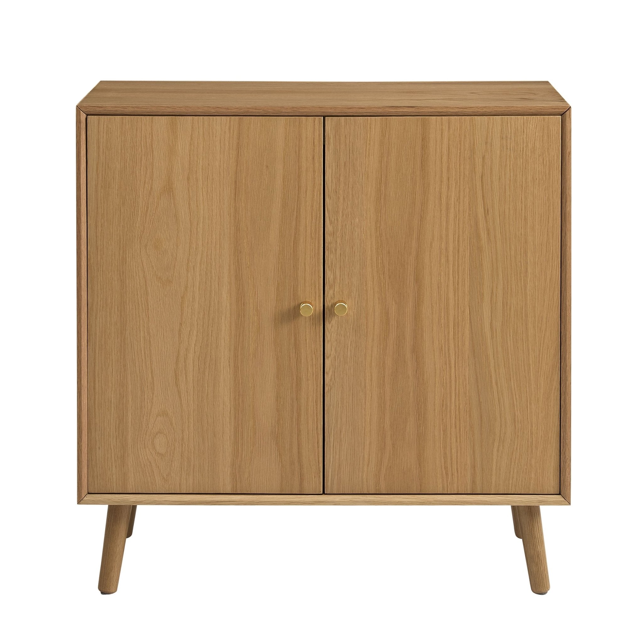 Dusklia - Heidi Oak 2 Door Sideboard - Light Wood