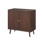 Dusklia - Heidi Oak 2 Door Sideboard - Walnut