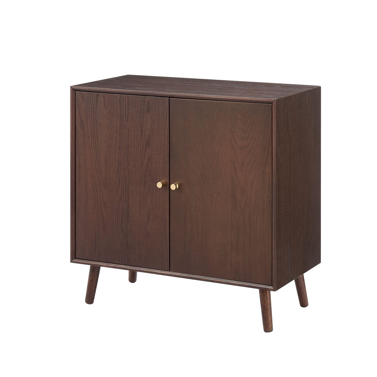 Dusklia - Heidi Oak 2 Door Sideboard - Walnut